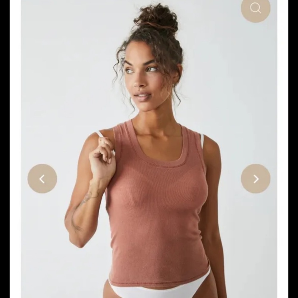 Free People Intimates U Neck Tank Top